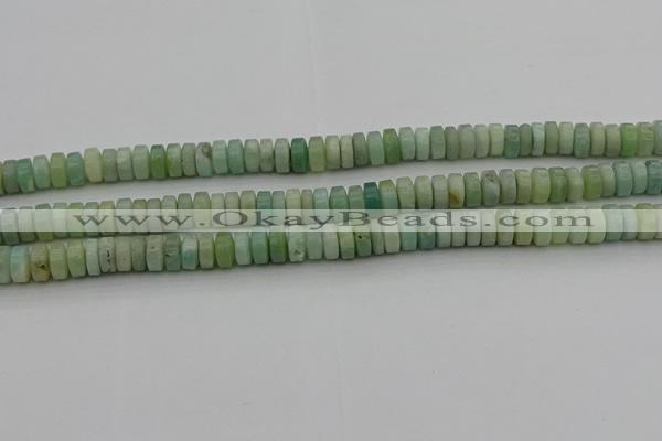 CRB425 15.5 inches 5*8mm rondelle amazonite gemstone beads