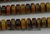 CRB435 15.5 inches 5*8mm rondelle yellow tiger eye beads