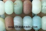 CRB5020 15.5 inches 4*6mm rondelle matte amazonite beads wholesale