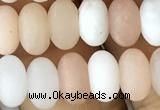 CRB5053 15.5 inches 5*8mm rondelle matte pink aventurine beads