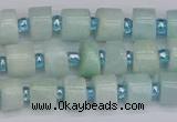 CRB530 15.5 inches 5*8mm tyre Chinese amazonite beads wholesale