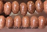 CRB5316 15.5 inches 4*6mm rondelle goldstone beads wholesale