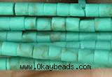 CRB5522 15 inches 2*2mm heishi synthetic turquoise beads wholesale