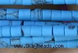 CRB5529 15 inches 2*2mm heishi synthetic turquoise beads wholesale