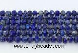 CRB5628 15.5 inches 5*7mm - 7*8mm faceted rondelle lapis lazuli beads