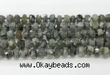 CRB5656 15.5 inches 6*10mm-7*11mm faceted rondelle labradorite beads wholesale