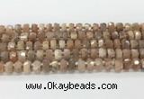 CRB5657 15.5 inches 6*10mm-7*11mm faceted rondelle moonstone beads wholesale