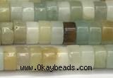 CRB5680 15 inches 4*6mm heishi amazonite beads wholesale