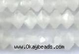 CRB5741 15 inches 2*3mm faceted white moonstone beads