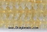 CRB5770 15 inches 3*4mm faceted citrine beads