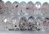 CRB5782 15 inches 5*8mm faceted rondelle quartz beads