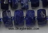 CRB585 15.5 inches 8*18mm faceted rondelle sodalite beads