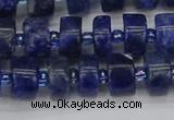 CRB639 15.5 inches 6*10mm tyre sodalite gemstone beads