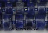 CRB641 15.5 inches 7*14mm tyre sodalite gemstone beads