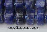 CRB642 15.5 inches 8*16mm tyre sodalite gemstone beads