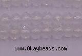 CRB709 15.5 inches 3*4mm faceted rondelle white crystal beads