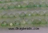 CRB722 15.5 inches 3*4mm faceted rondelle prehnite gemstone beads