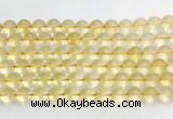 CRBS08 15 inches 10mm round citrine gemstone beads wholesale CRBS08 15 inches 10mm round citrine gemstone beads wholesale