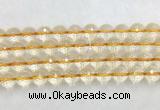 CRBS20 15 inches 14mm faceted round citrine beads wholesale CRBS20 15 inches 14mm faceted round citrine beads wholesale
