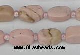 CRC1010 15.5 inches 8*10mm oval rhodochrosite gemstone beads