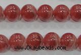 CRC104 15.5 inches 12mm round natural argentina rhodochrosite beads