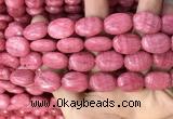 CRC1063 15.5 inches 13*18mm oval rhodochrosite beads wholesale