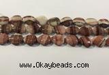 CRC1084 15.5 inches 15*20mm flat teardrop rhodochrosite beads