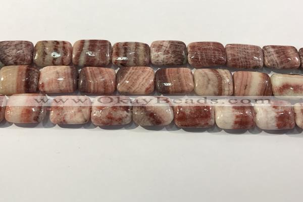 CRC1099 15.5 inches 15*20mm rectangle rhodochrosite beads