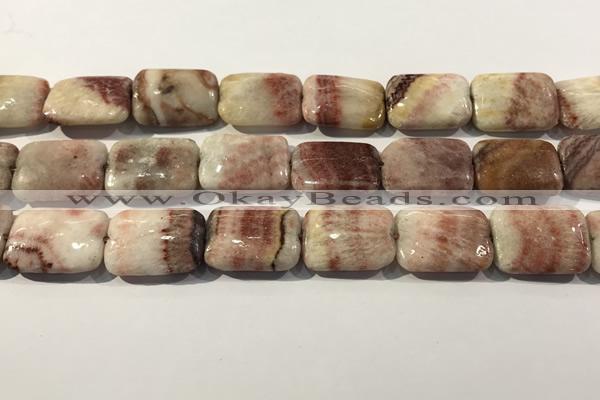 CRC1101 15.5 inches 18*25mm rectangle rhodochrosite beads