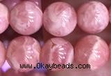 CRC1160 15.5 inches 7mm round rhodochrosite gemstone beads