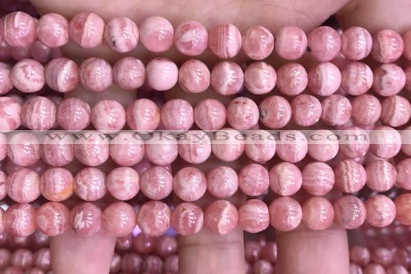 CRC1160 15.5 inches 7mm round rhodochrosite gemstone beads