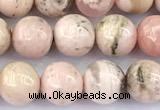 CRC1197 15 inches 8mm round rhodochrosite gemstone beads