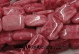 CRC14 16 inches 12*18mm rectangle rhodochrosite beads wholesale