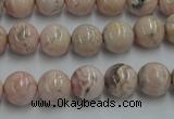 CRC153 15.5 inches 10mm round Argentina rhodochrosite beads