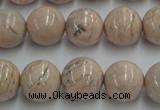 CRC155 15.5 inches 14mm round Argentina rhodochrosite beads