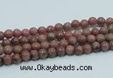 CRC200 16 inches 4mm round rhodochrosite gemstone beads wholesale