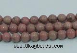 CRC201 16 inches 6mm round rhodochrosite gemstone beads wholesale