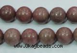 CRC204 16 inches 12mm round rhodochrosite gemstone beads wholesale