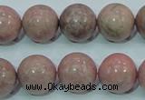 CRC205 16 inches 14mm round rhodochrosite gemstone beads wholesale