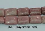 CRC206 16 inches 10*14mm rectangle rhodochrosite gemstone beads