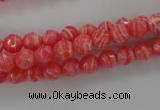 CRC401 15.5 inches 6mm faceted round synthetic rhodochrosite beads