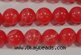 CRC504 15.5 inches 12mm round synthetic rhodochrosite beads