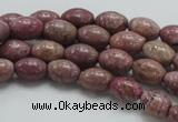 CRC65 15.5 inches 8*12mm rice rhodochrosite gemstone beads