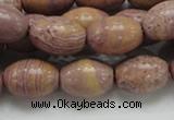 CRC67 15.5 inches 13*18mm rice rhodochrosite gemstone beads