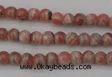 CRC754 15.5 inches 4mm round rhodochrosite beads wholesale