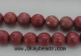 CRC802 15.5 inches 8mm faceted round Brazilian rhodochrosite beads