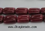 CRC821 15.5 inches 10*14mm rectangle Brazilian rhodochrosite beads