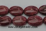 CRC833 15.5 inches 13*18mm oval Brazilian rhodochrosite beads