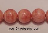 CRC91 16 inches 16mm round grade AA argentina rhodochrosite beads