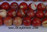 CRE302 15.5 inches 8mm round red jasper beads wholesale